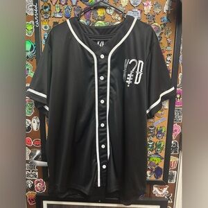 K?D Black Baseball Jersey (2017)
